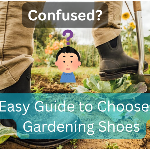 Garden Shoes for Man in Muddy, Wet, and Cold Conditions